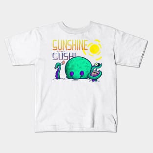 Sunshine And Sushi Octopus Kids T-Shirt